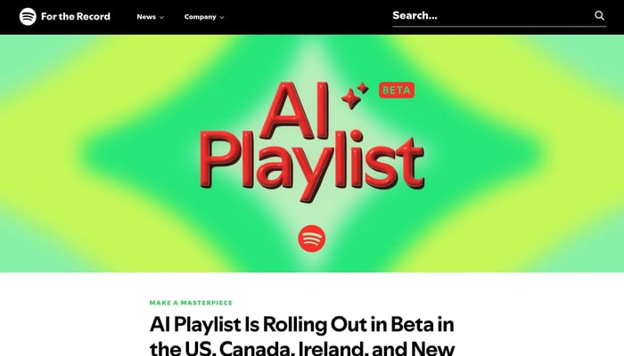 Spotify AI Playlist