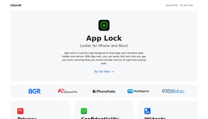 App Lock by Lilucat