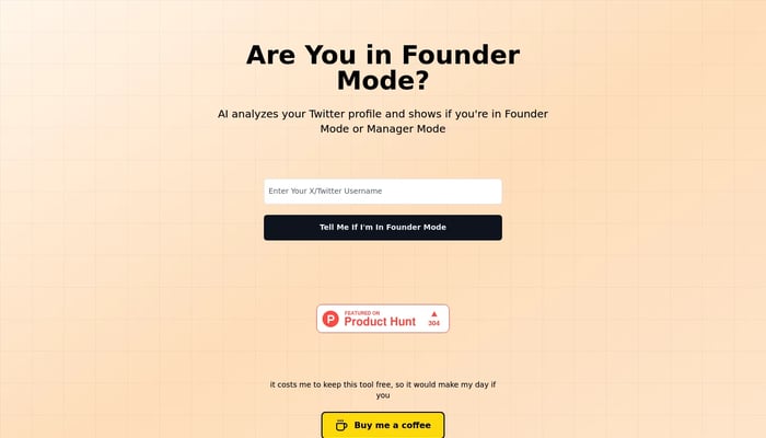 Founder Mode Checker