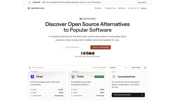 OpenAlternative