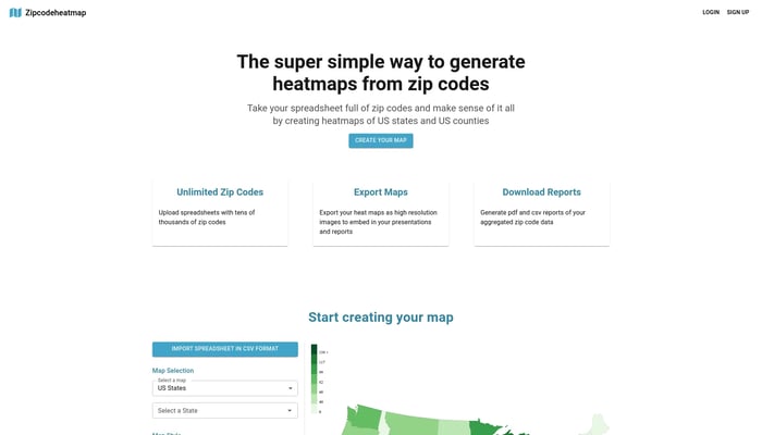 Zipcode Heat Map