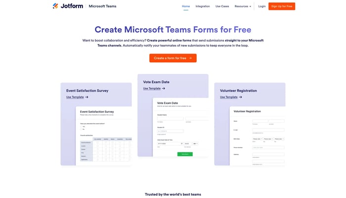 Jotform for Microsoft Teams