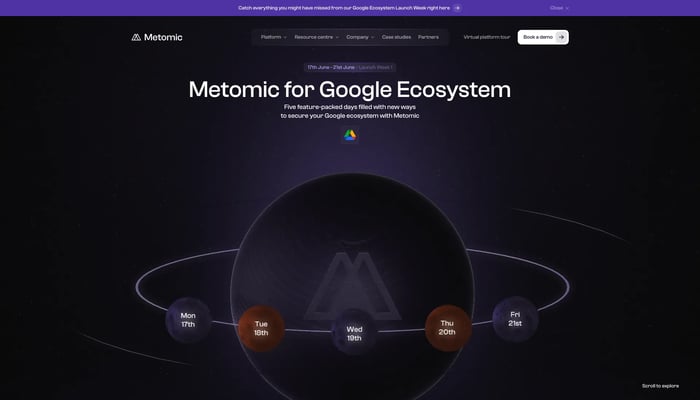 Metomic for Google Ecosystem