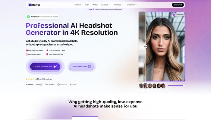 BetterPic | AI Headshots