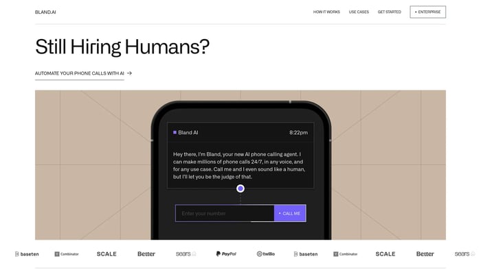 Bland AI Phone Calling Platform