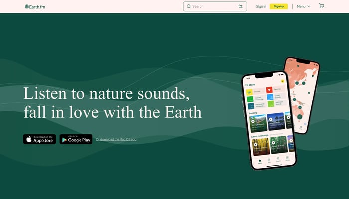 Earth.fm App