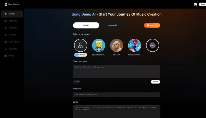 Song Demo AI