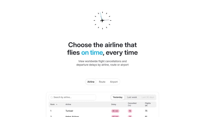 airlinedelays.io