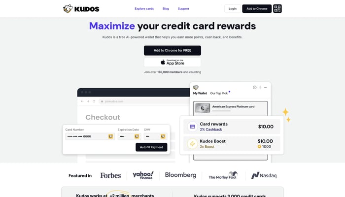 Kudos - Smart Wallet