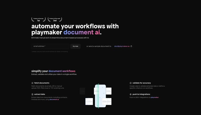 Document AI by Playmaker