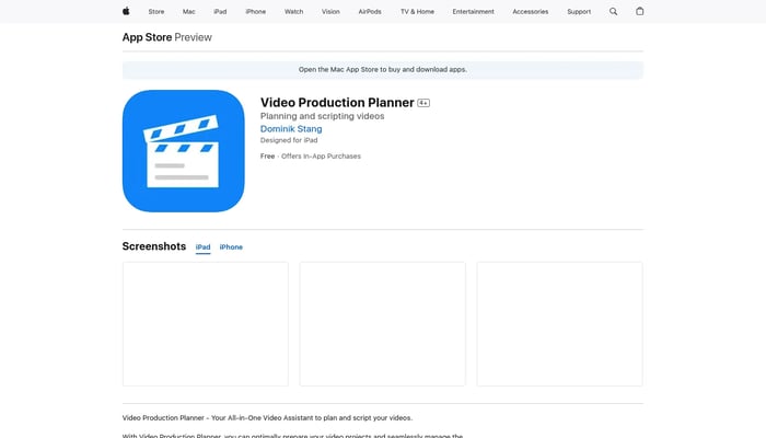 Video Production Planner