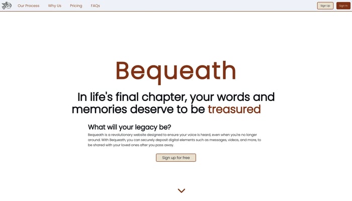 Bequeath.app