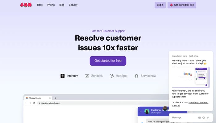 Jam for Customer Support