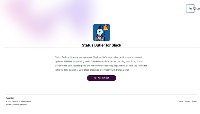 Status Butler