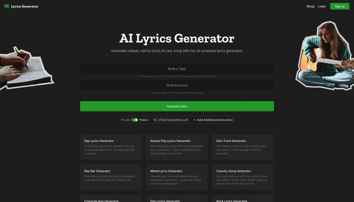 Lyrics Generator