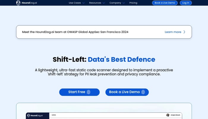 HoundDog.ai Static Code Scanner