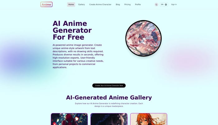 AI Anime Gen