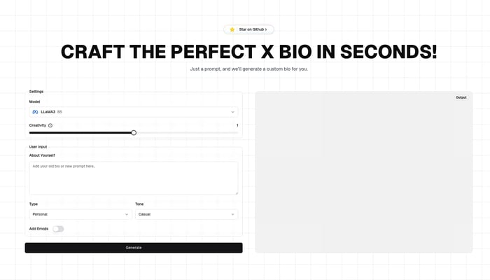 X Bio Generator