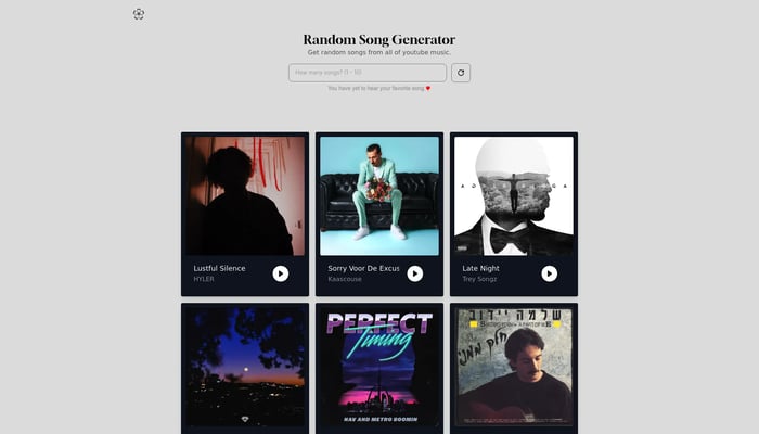 Random Song Generator