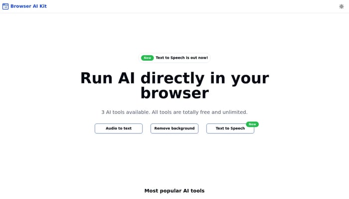 Browser AI Kit