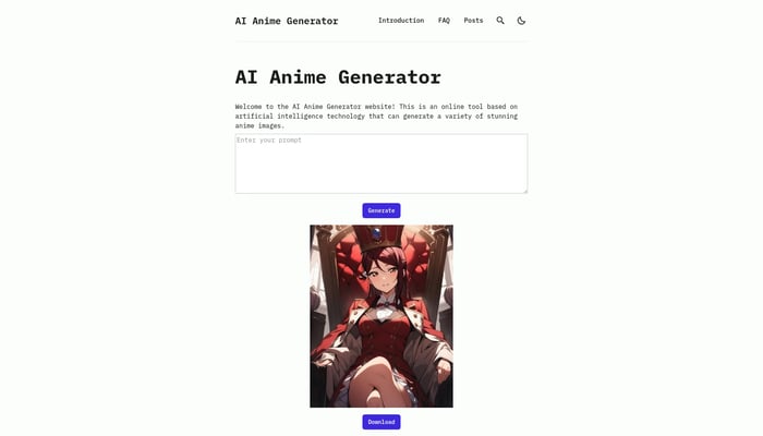 AI Anime Generator