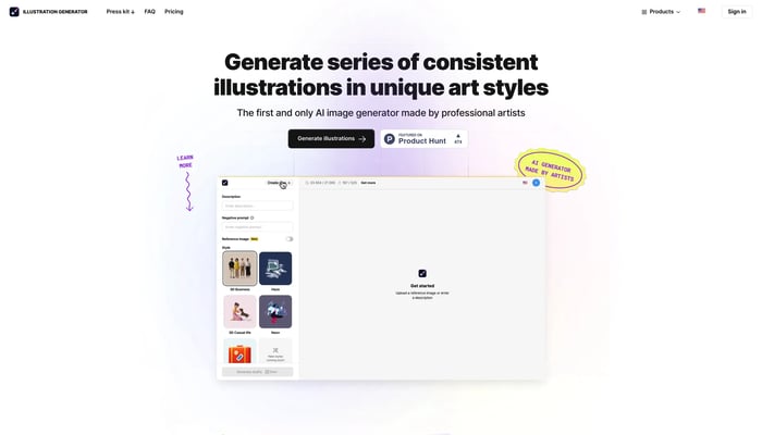 Illustration Generator by Icons8