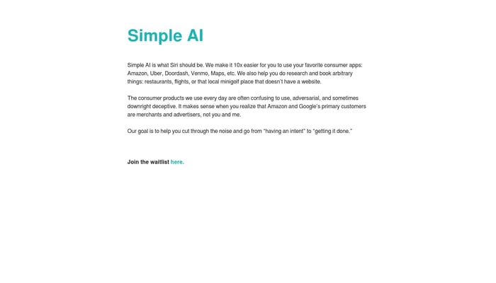 Simple AI