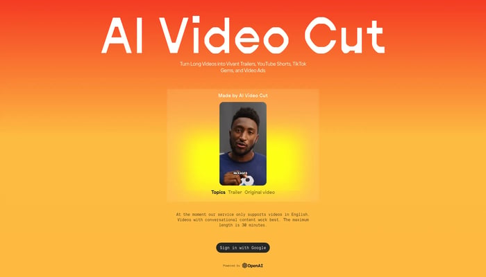 AI Video Cut