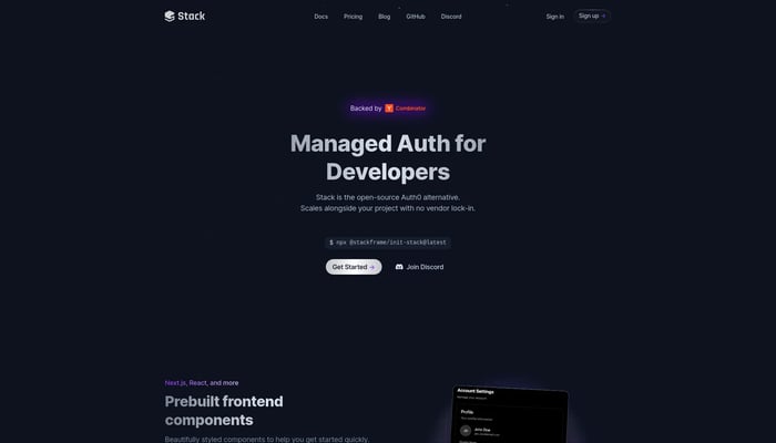 Stack Auth (YC S24)