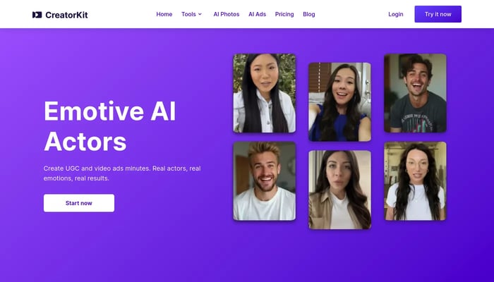 Emotive AI Actors by CreatorKit