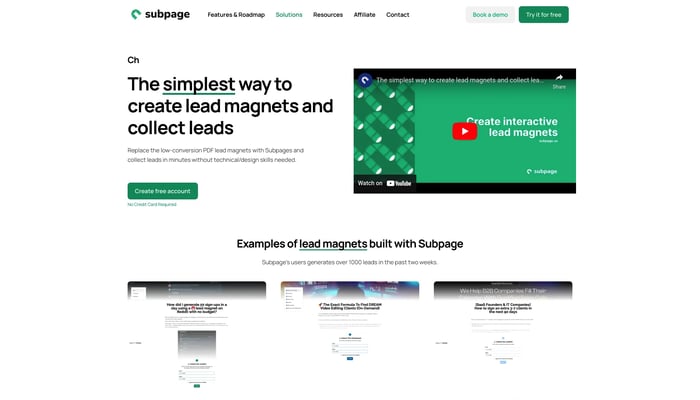 Subpage.co