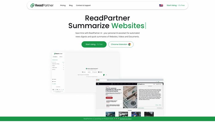 ReadPartner AI 1.0 - Portal + Extension