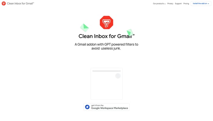 Clean Inbox for Gmail™