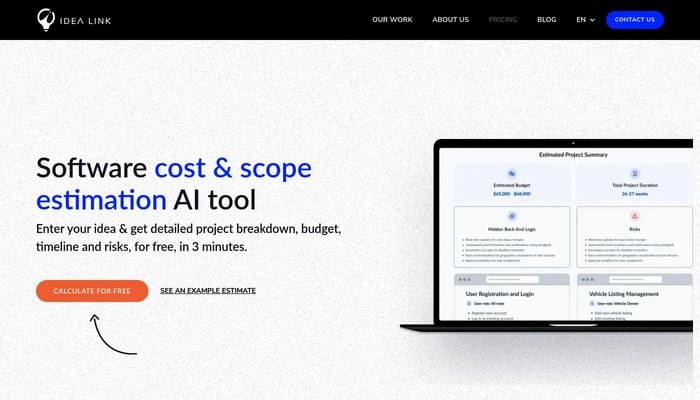 AI Software Cost Estimator