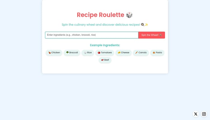 Recipe Roulette 