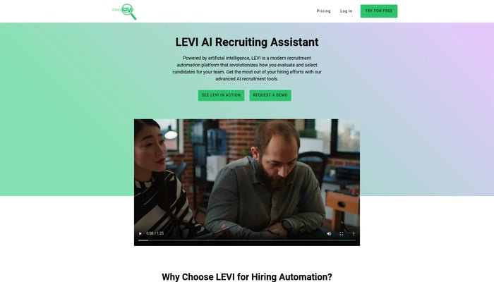 LEVI AI Recruiting Software