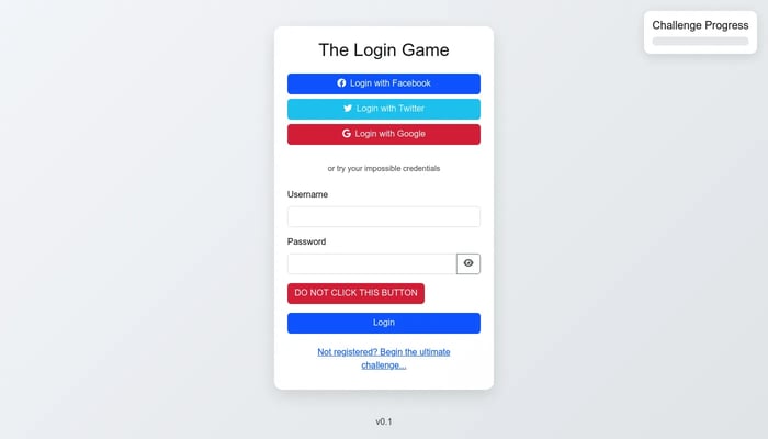 The Login Game