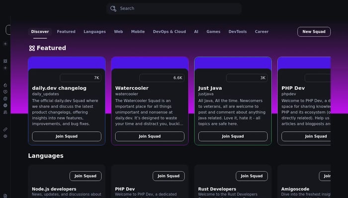 daily.dev Squads