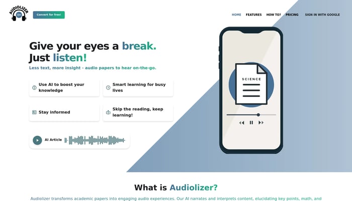 Audiolizer