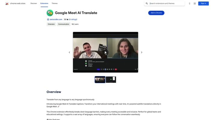 Google Meet AI Translate