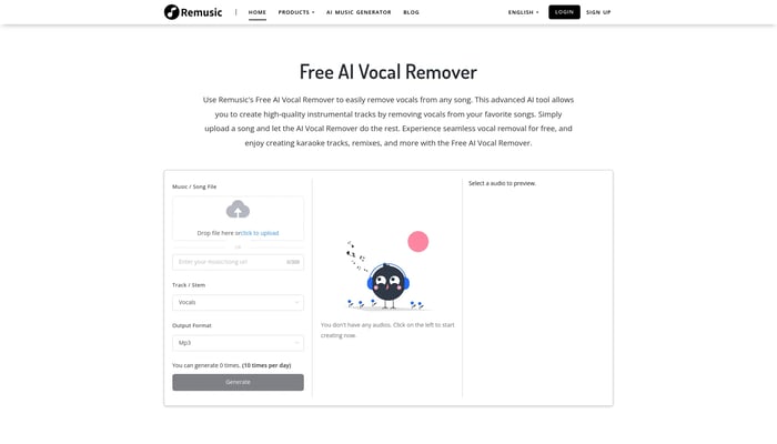 Vocal Remover by Remusic