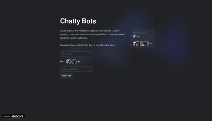 Chatty Bots