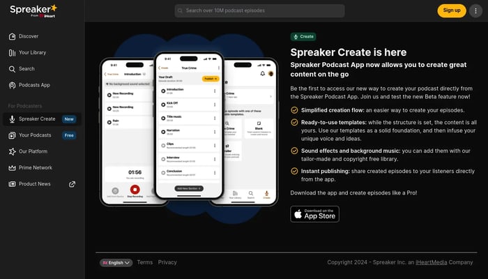 Spreaker Create