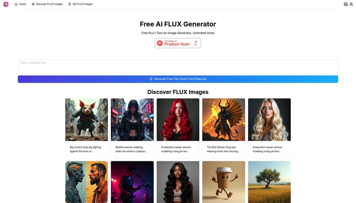 AI FLUX Image Generator