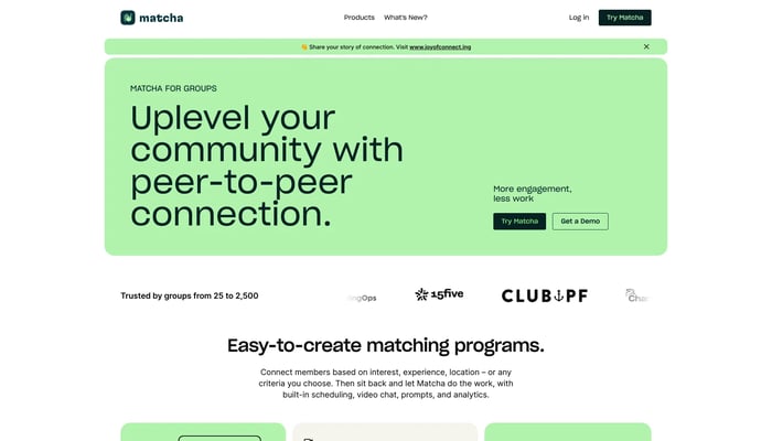 Matcha: Matching Programs