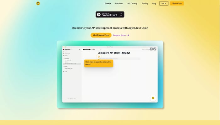 ApyHub Fusion: A Notion-like API Client