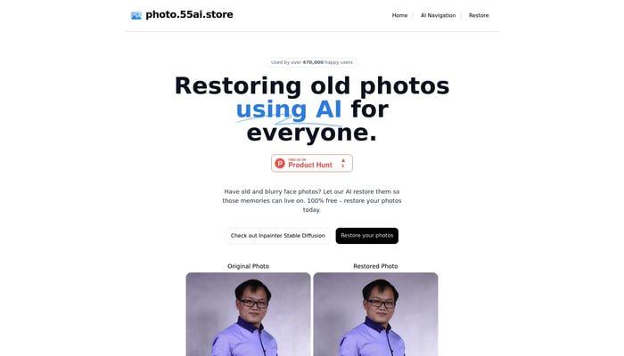 Face Photo Restorer