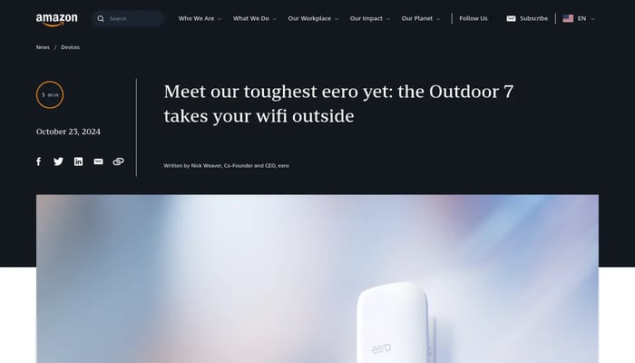 eero Outdoor 7