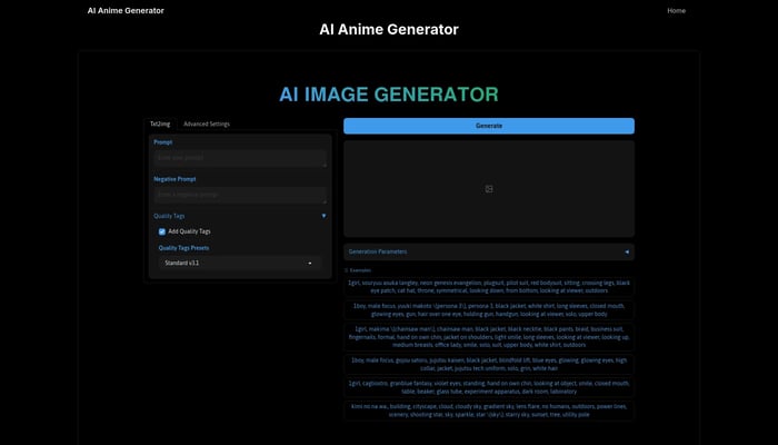 AI Anime Generator Cloud