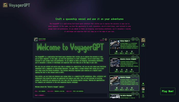 VoyagerGPT